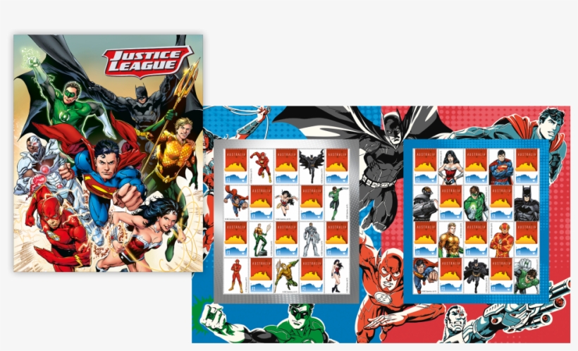 Justice League Stamp Pack - Dc Heroes Vs Villains, transparent png download