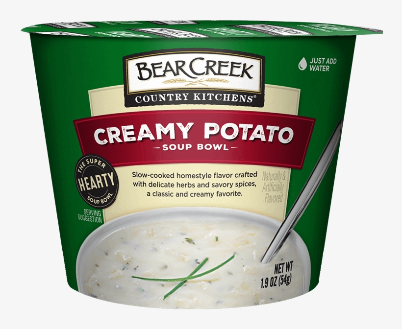 Creamy Potato Soup Bowl - Bear Creek Soup, transparent png download