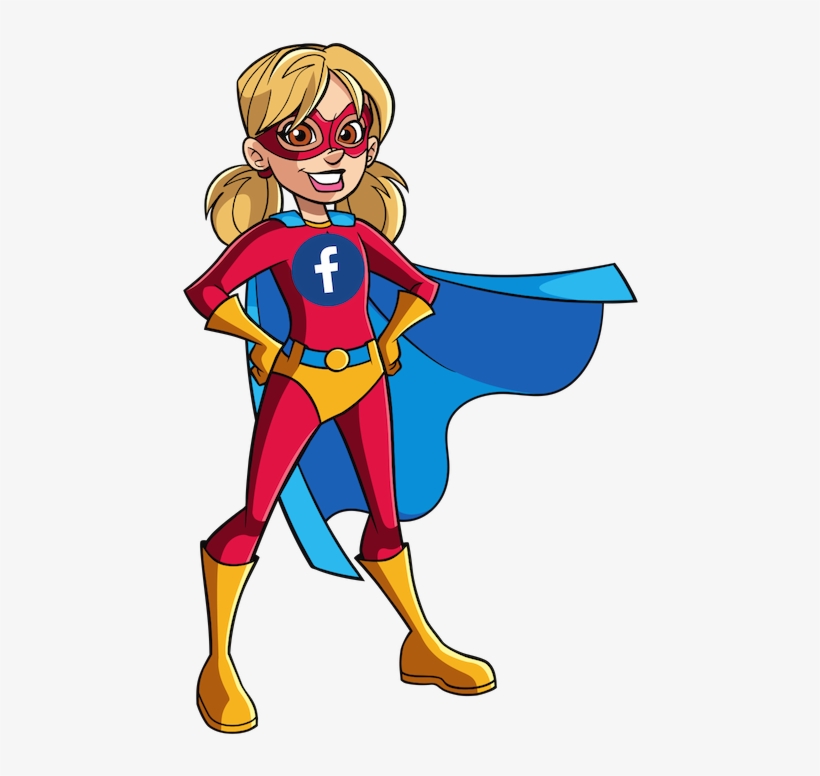 If You Are Ready To Hire Your Very Own Facebook Super-hero - Illustration, transparent png download