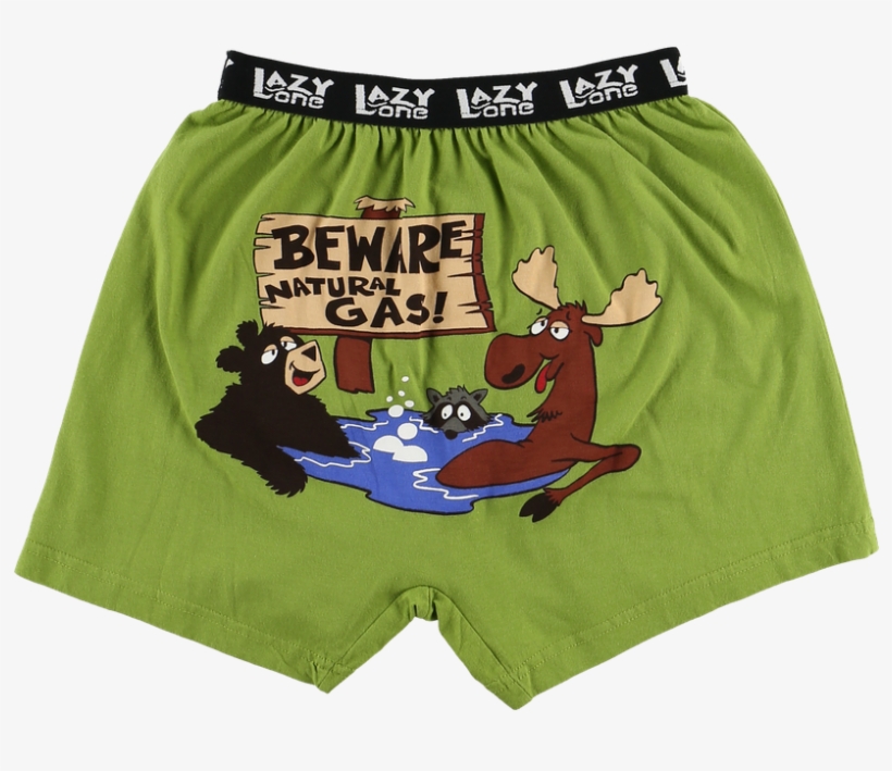 Beware Of Natural Gas - Lazy Ones Boxers, transparent png download
