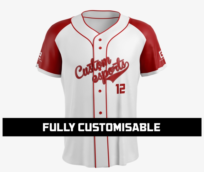 Custom Short Sleeve Baseball Jersey - E Sports Shirt Design, transparent png download