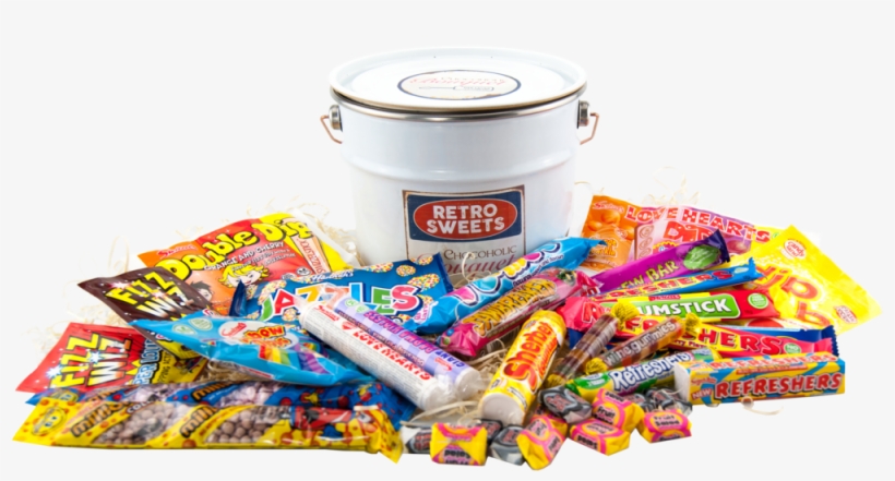 Retro Sweets Bucket Of Sweets Retro - Russian Candy, transparent png download