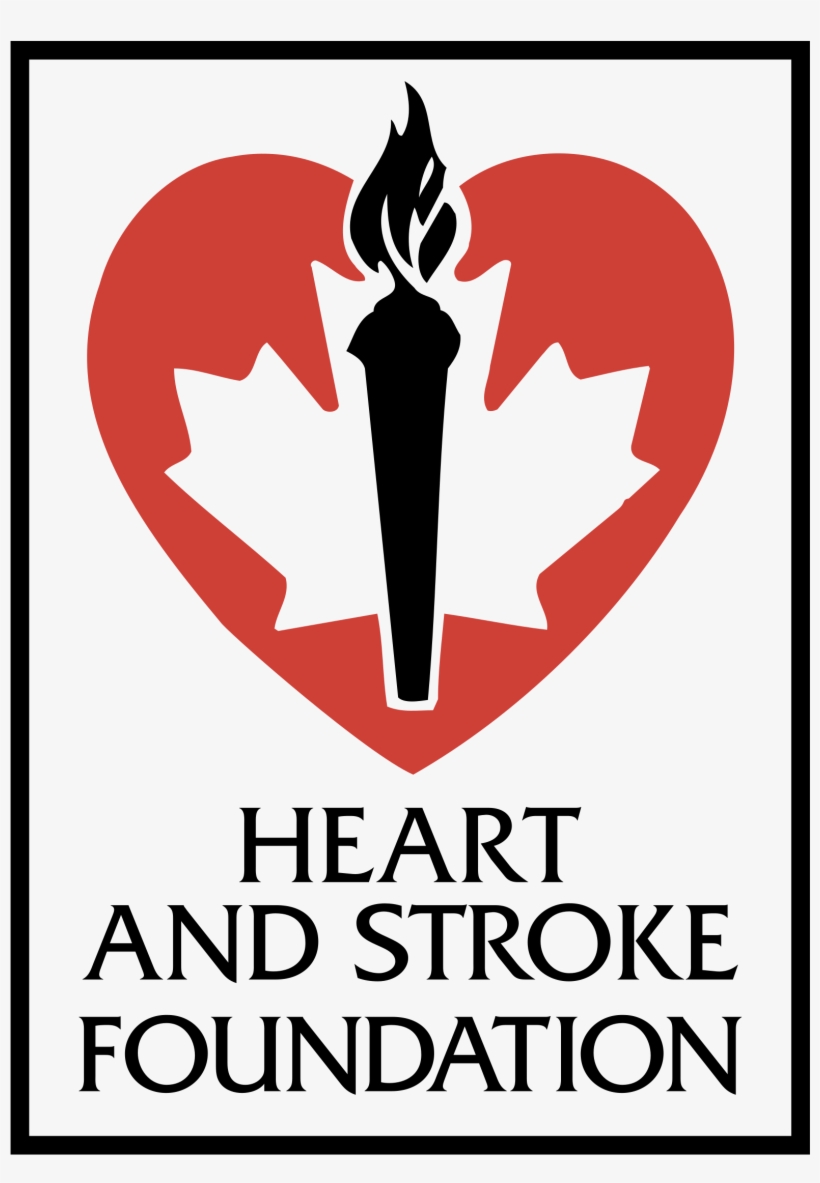 Heart And Stroke Foundation Logo Png Transparent - Heart & Stroke Foundation Logo, transparent png download