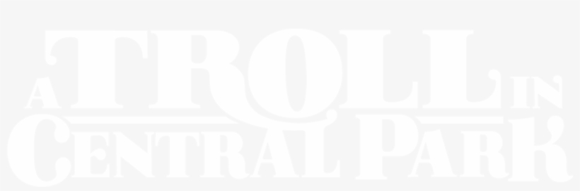 A Troll In Central Park - Black-and-white, transparent png download