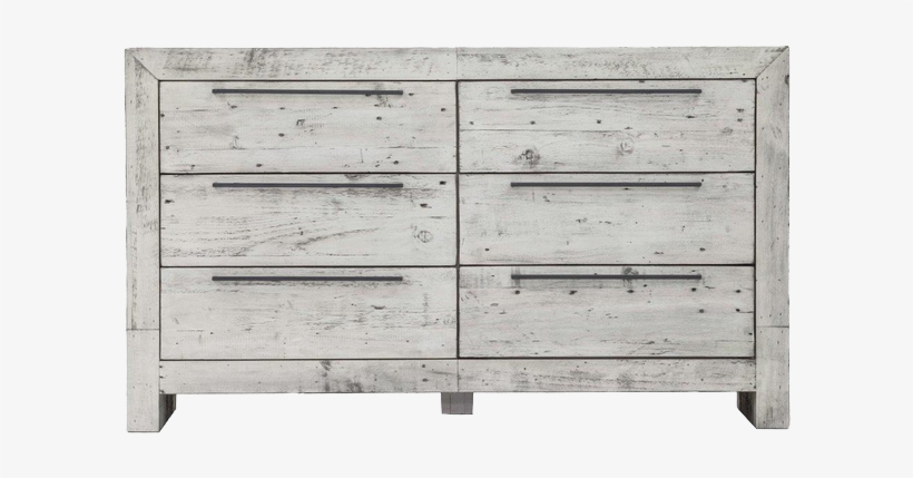 Malibu 6-drawer Dresser - Chest Of Drawers, transparent png download
