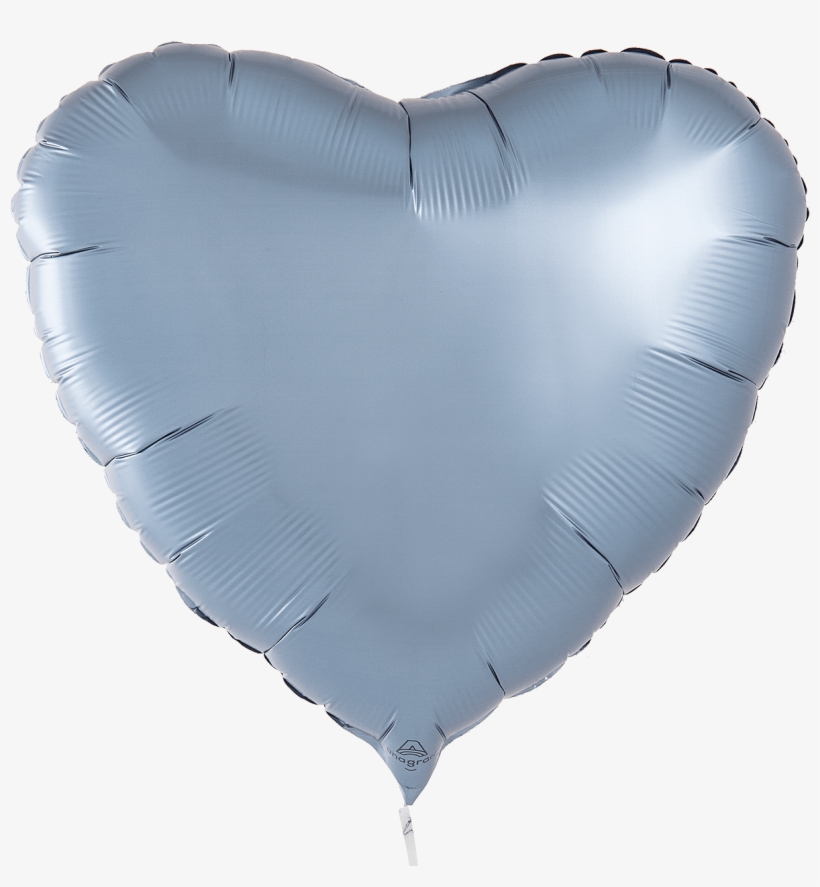Plain Foil Hearts - Balloon, transparent png download