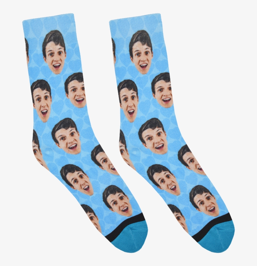 Custom Valentine's Day Socks - Sock, transparent png download