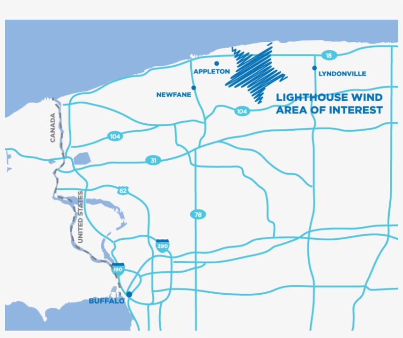 Introducing Lighthouse Wind - Map, transparent png download