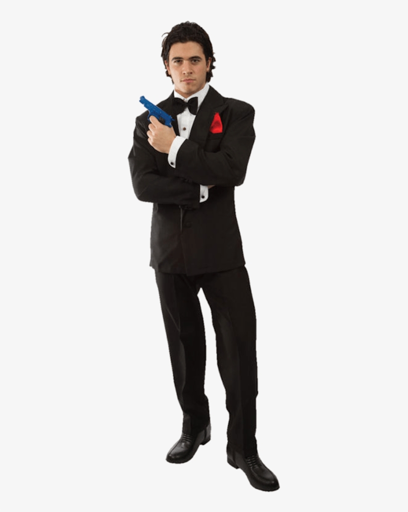 007 James Bond Costume - Bond Costume, transparent png download