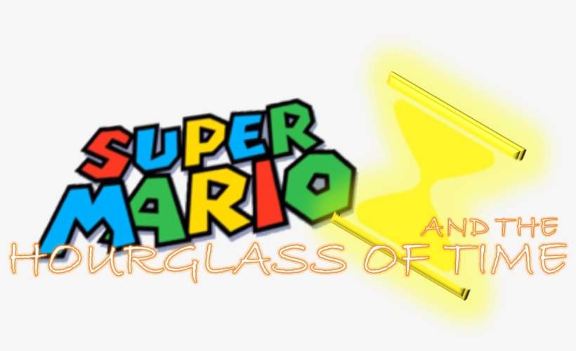 Super Mario And The Hourglass Of Time - Graphic Design, transparent png download
