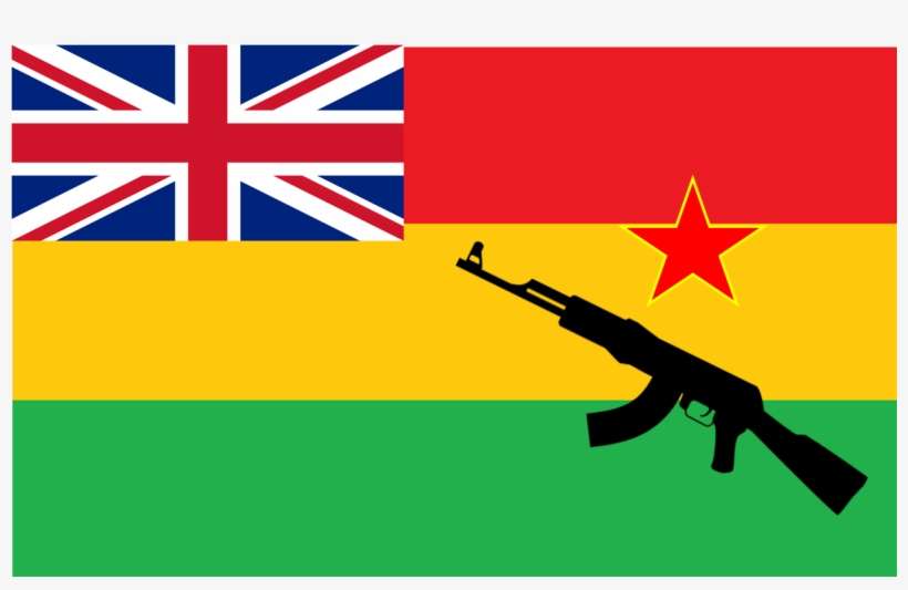 Flag Of Ghana - United Kingdom Flag, transparent png download