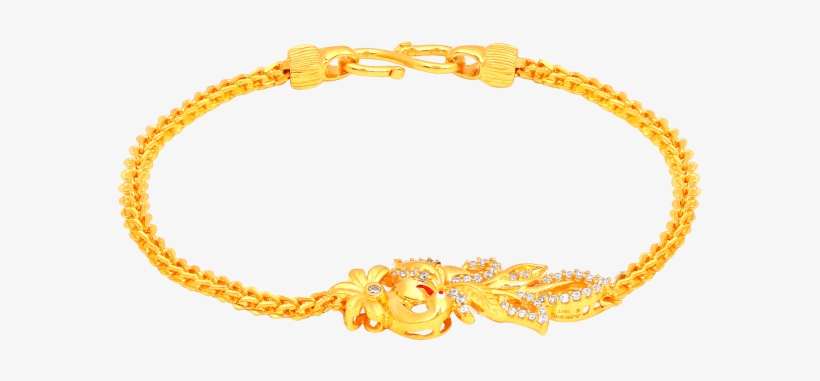 Peacock Bracelet Gold, transparent png download
