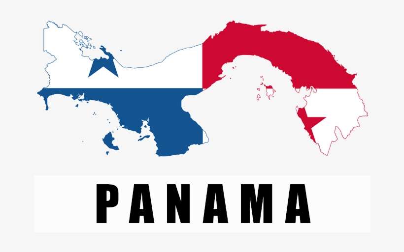 Centroamérica Y El Caribe - Panama Map Country Flag, transparent png download