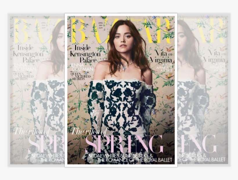 Harper's Bazaar Uk/ David Slijper - Jenna Coleman, transparent png download