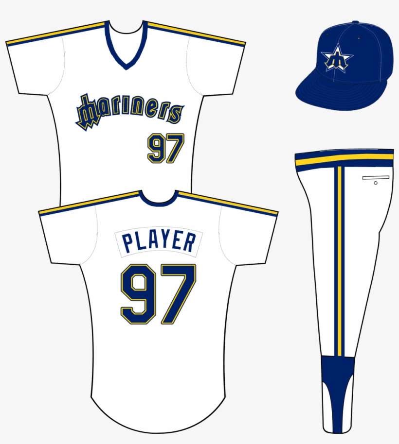 Seattle Mariners 1989 Cleveland Indians Jersey PNG Image