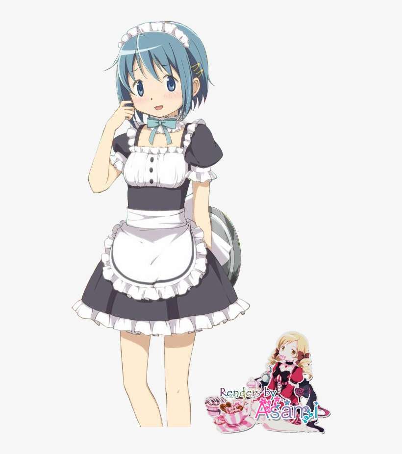 Image Freeuse Download Clipart Maid - Sayaka Miki Maid, transparent png download
