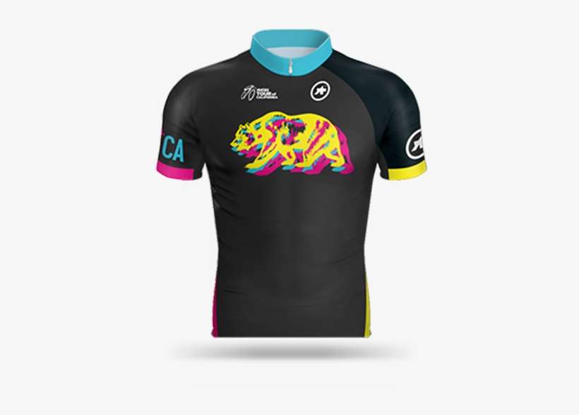 Amgen Tour Of California Neon Limited Edition Jersey - Active Shirt, transparent png download