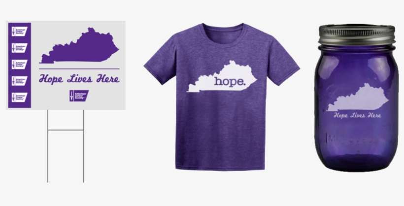 Hope Yard Sign N Shirt N Jar - Water Bottle, transparent png download