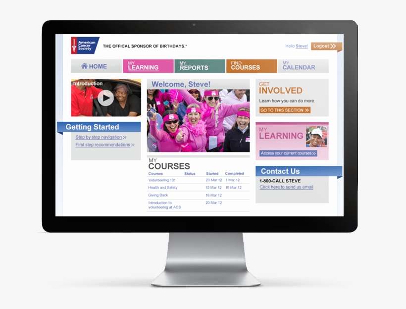 American Cancer Society Lms - Apple Led Cinema Display, transparent png download