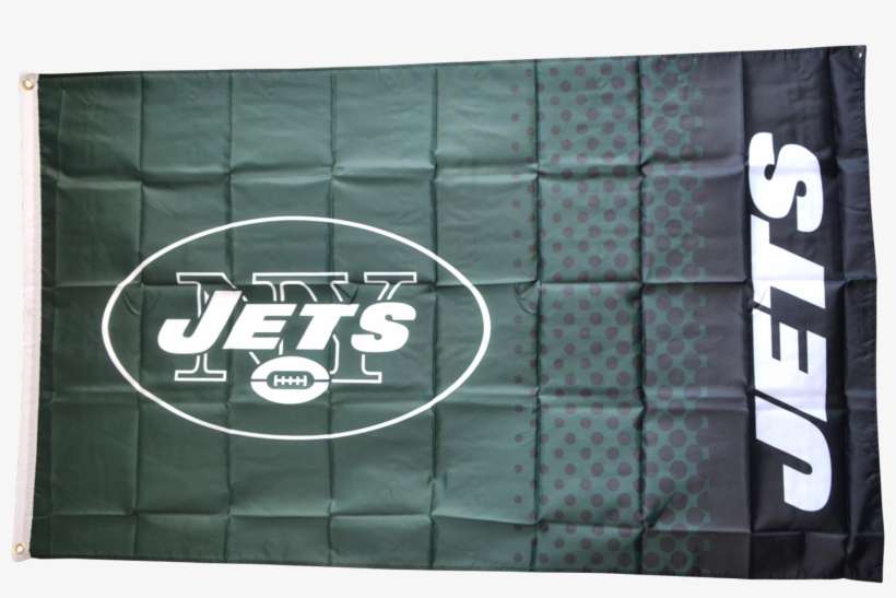 Nfl New York Jets Fan Flag - Logos And Uniforms Of The New York Jets, transparent png download