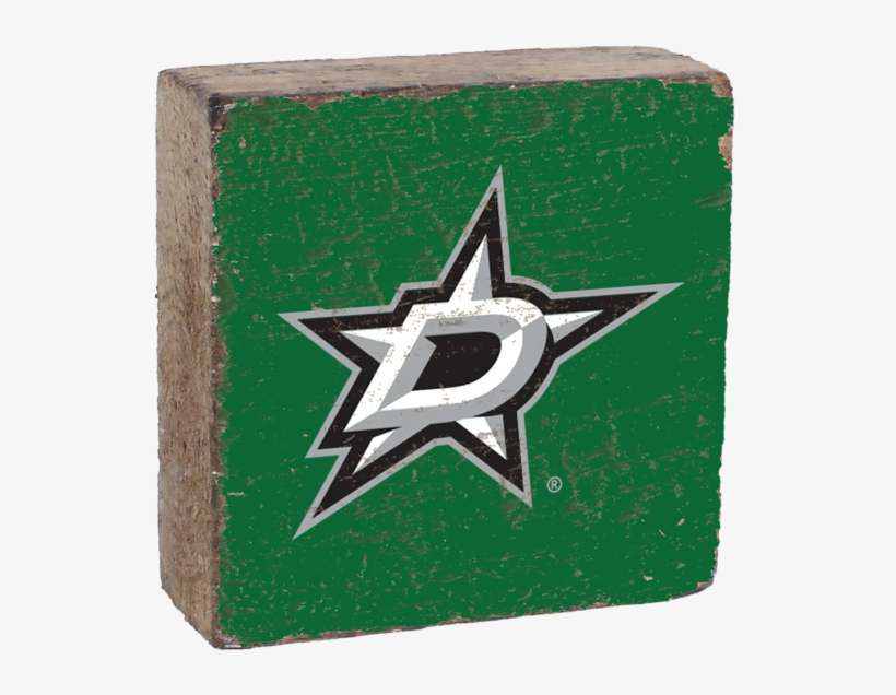 Dallas Stars Rustic Block - Logo Dallas Stars, transparent png download