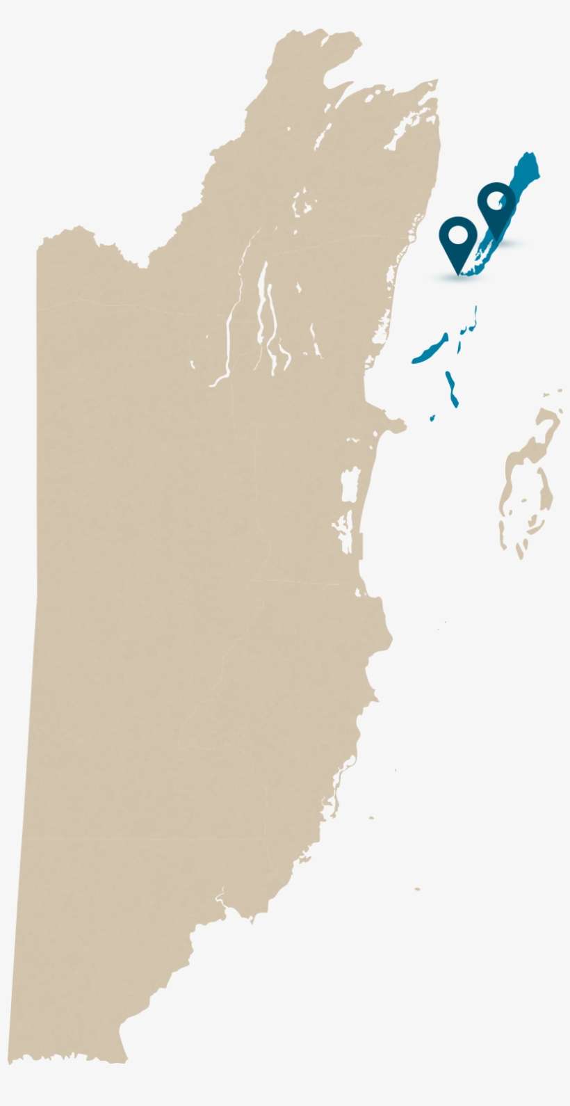 Enjoy The Amenities Of Nature Up North - Map Of Belize Color, transparent png download