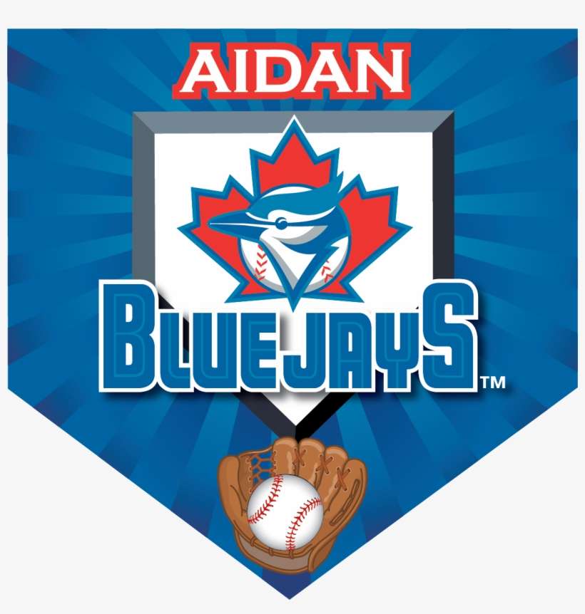 Blue Jays Custom Home Plate Banner - Toronto Blue Jays, transparent png download