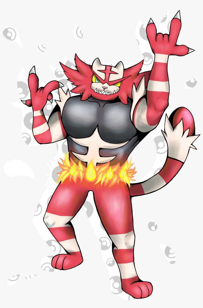Incineroar - Cartoon, transparent png download
