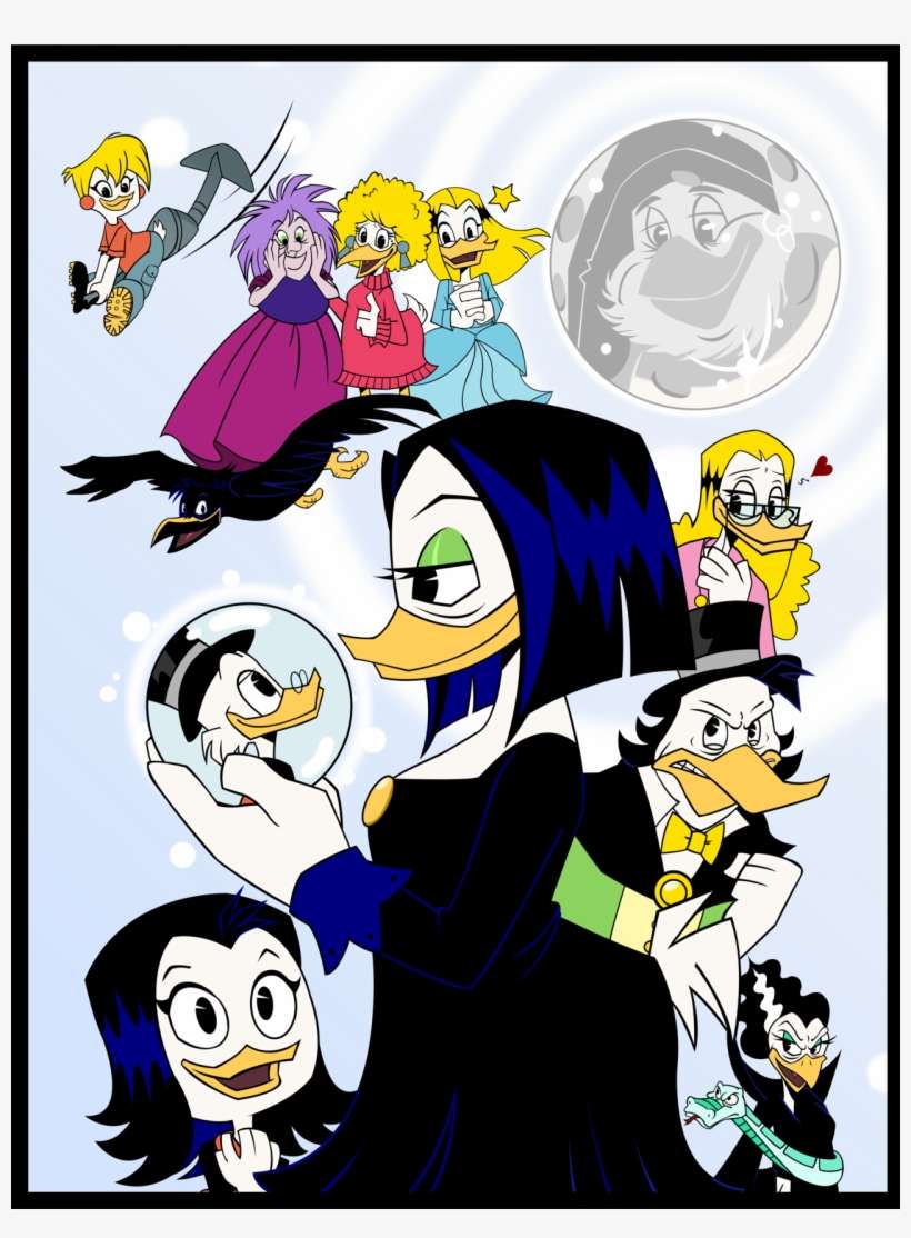 Magica De Spell - Gladstone Gander X Magica De Spell, transparent png download