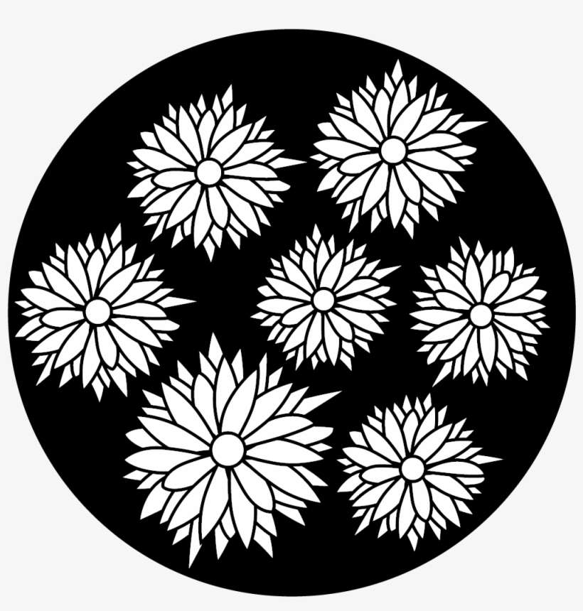Apollo Design Me-9108 Boho Flowers Steel Pattern - Circle, transparent png download