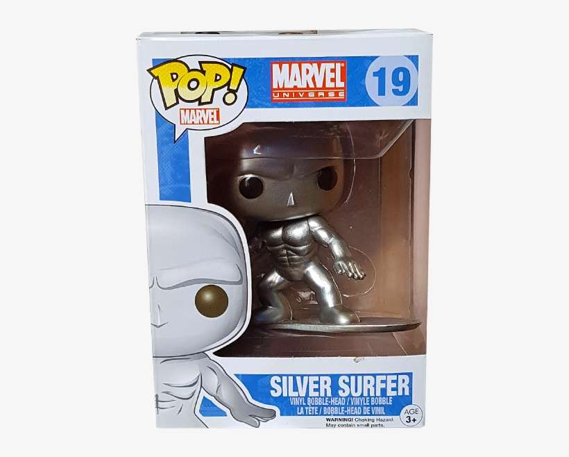 Silver Surfer Pop Vinyl Figure - Chase Michael Myers Pop, transparent png download