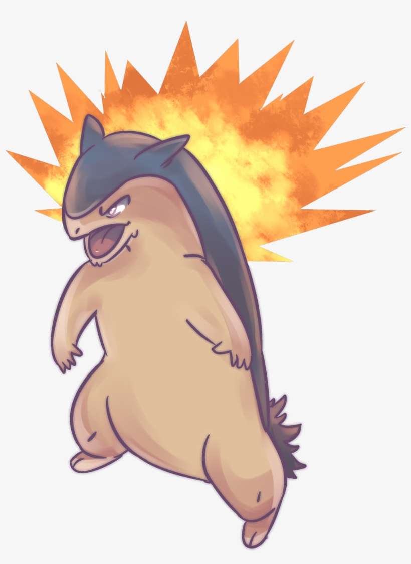 Typhlosion, The Eruption Beast 52nd $5 Commission Info - Cartoon, transparent png download