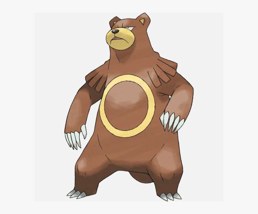 Best Pokemon Gen - Pokemon Ursaring, transparent png download