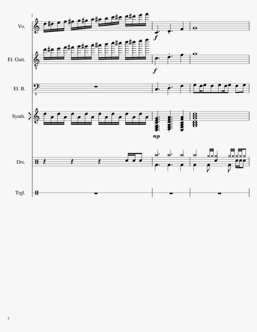 Silver Surfer Background Music 1 Sheet Music Composed - Tim Follin Sheet Music, transparent png download