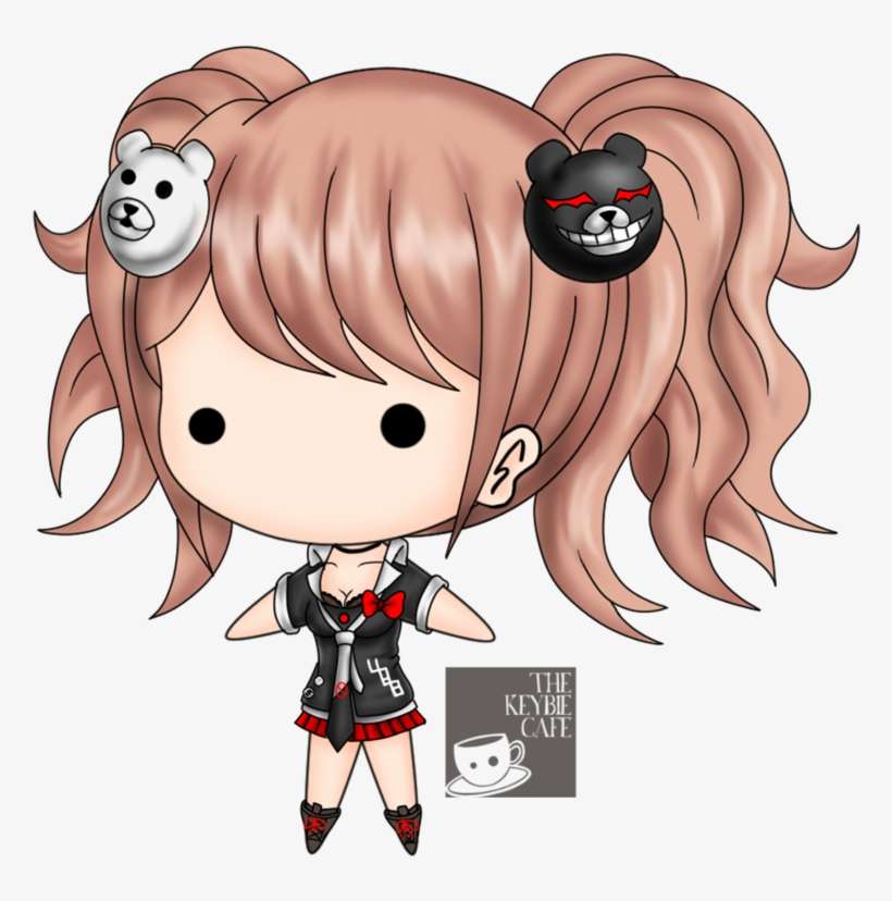 Dangan Ronpa Junko Enoshima - Junko Enoshima Chibi, transparent png download
