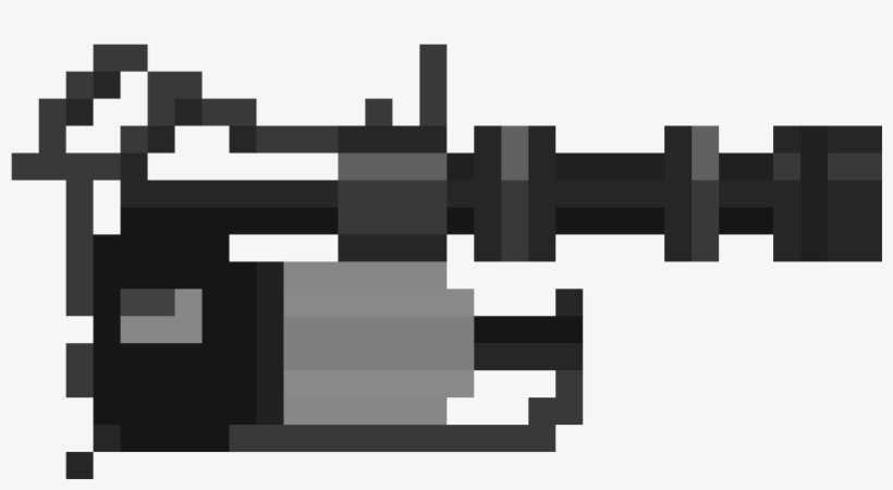 "retro" Tf2 Minigun - Minigun Tf2 Pixel Art, transparent png download