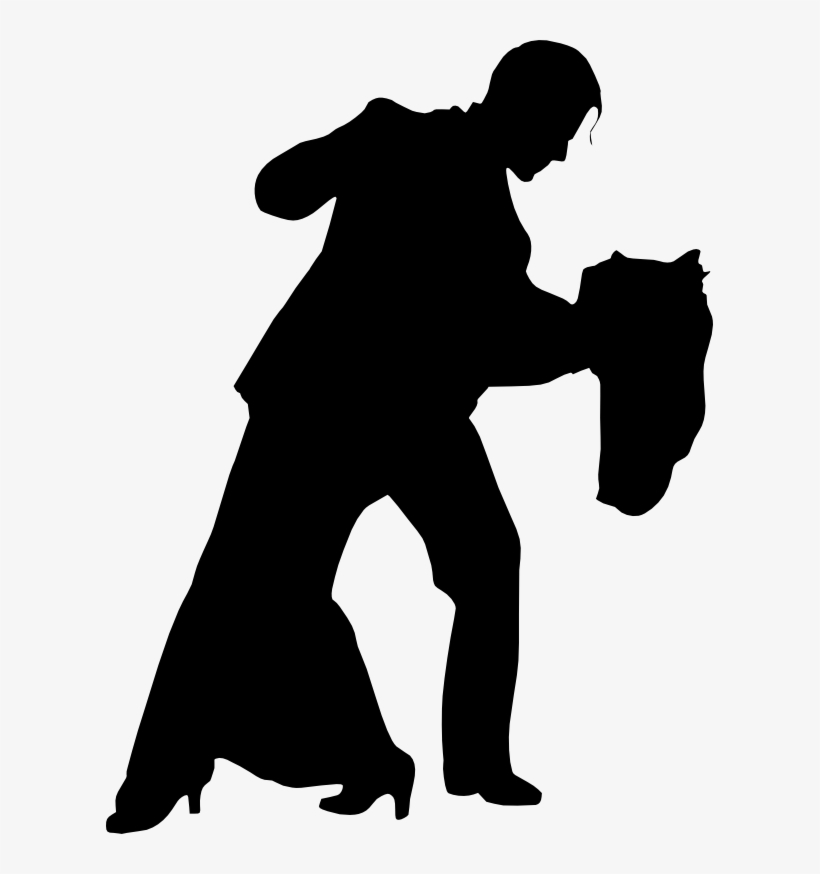 Free Svg Dancing Couple - Couple Dancing, transparent png download