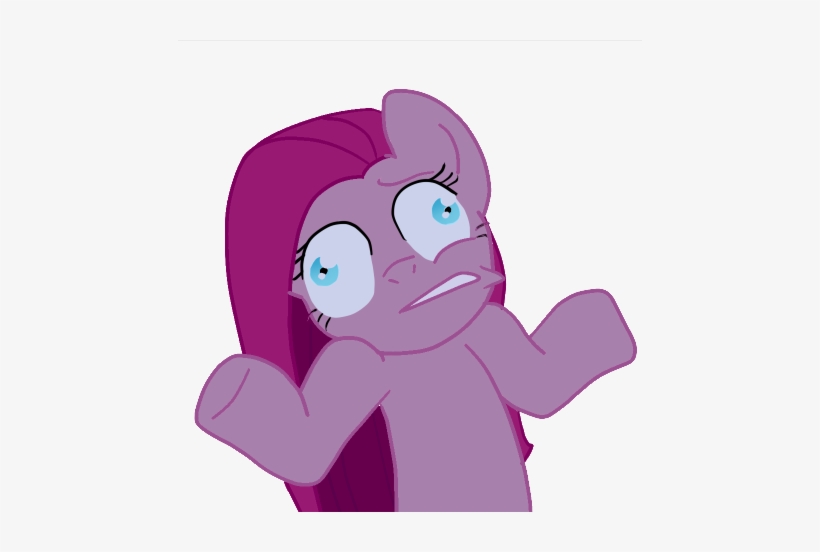 Pinkamena Diane Pie Shrug - Pinkamena Diane Pie Png, transparent png download