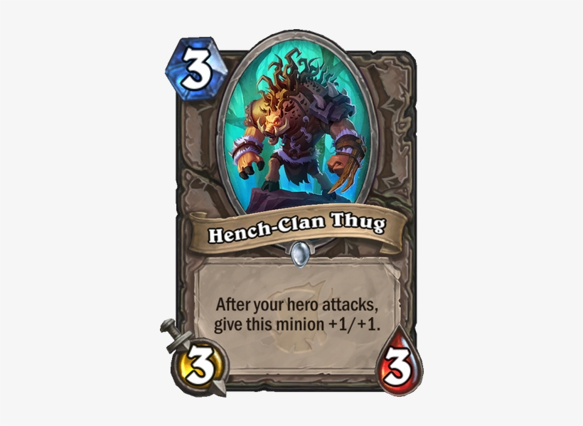 Hench-clan Thug - Hearthstone Hench Clan Thug, transparent png download