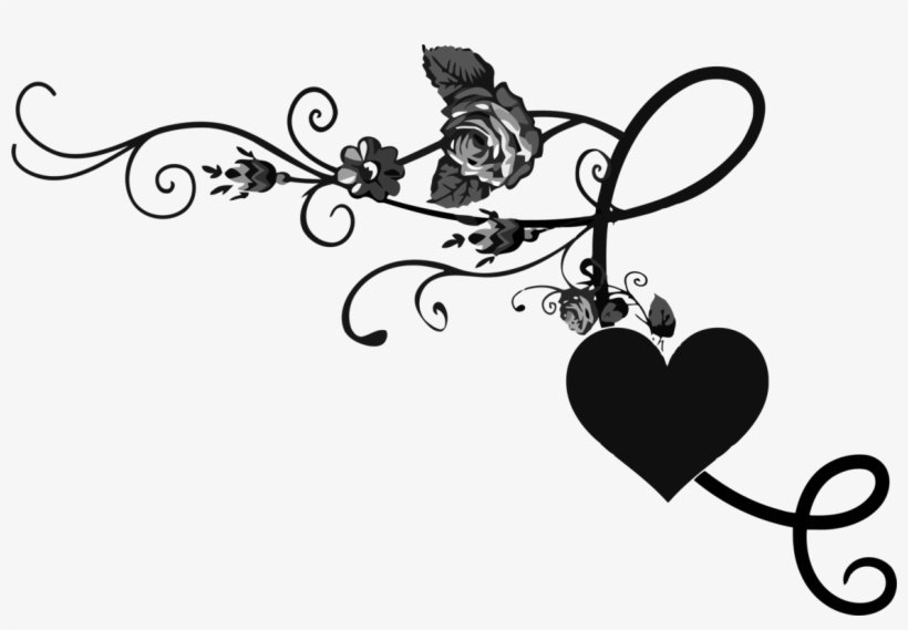 Flower Japanese Border Designs Floral Design Rose Computer Heart