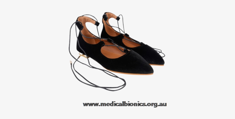 Kr91oi3231 Black / Ballet Flats / Closed Toe / Lace-up - Pointed Toe Ballet Flats, transparent png download
