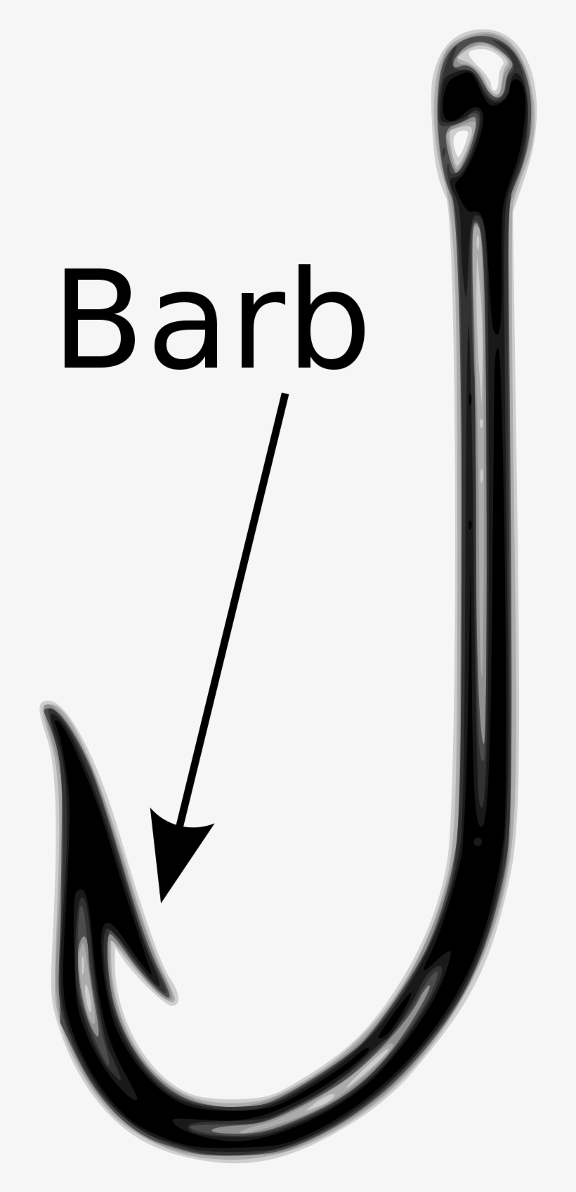 Fishing Hook Barb, transparent png download