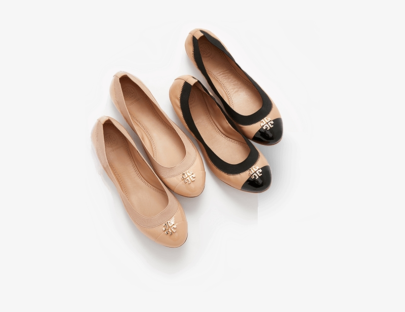 Tory Burch Nude Flats - Tory Burch, transparent png download