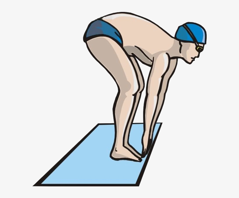 Olympic Games Clipart Olympic Swimmer - Swim Team Clip Art, transparent png download