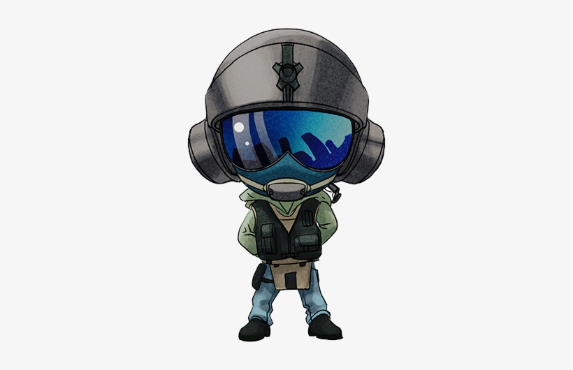 Rainbow Six Opertators - Jäger Chibi, transparent png download