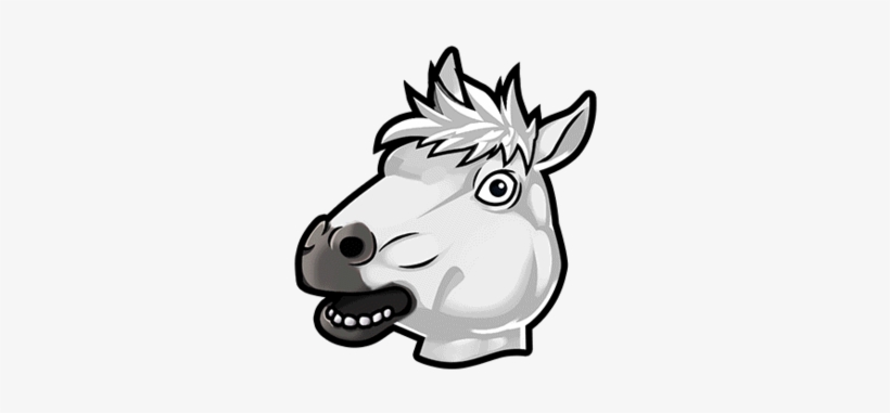 Gear-white Horse Headdress Render - Horse, transparent png download