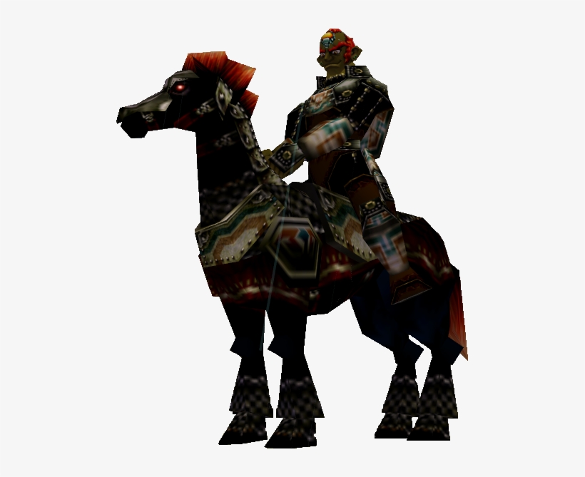 Ganondorf & Horse - Ganondorf Horse Ocarina Of Time, transparent png download