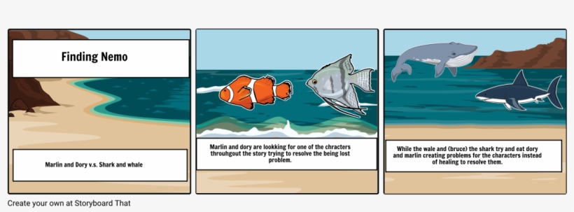 Finding Nemo Marlin And Dory V - Cartoon, transparent png download