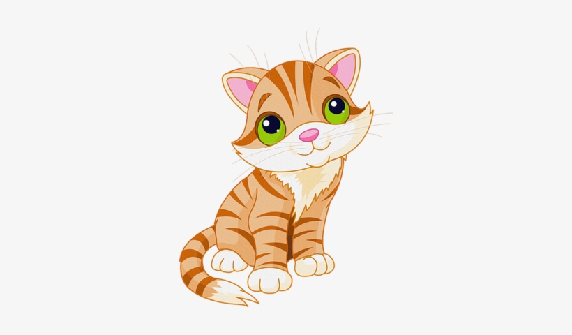 Cat Live Clipart Free Clipartfox Source - Kitten Clipart, transparent png download