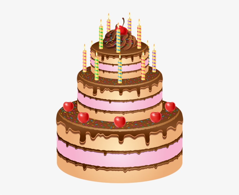 Happy Birthday Cake Png Clip Art Image - Birthday Cake, transparent png download